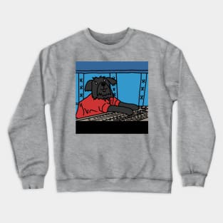 Music Producer Dog Crewneck Sweatshirt